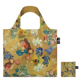 Van Gogh: Flower Pattern, Foldable Tote Bag