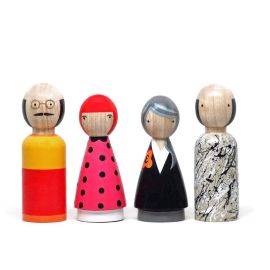 The Modern Artists II, Wooden Figurine Set